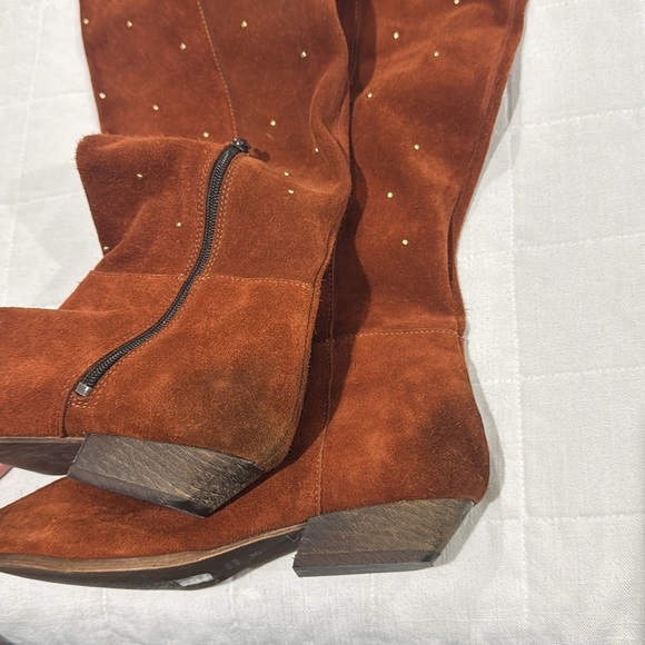 Free People Over The Knee Suede Boots - Picture 8 of 12